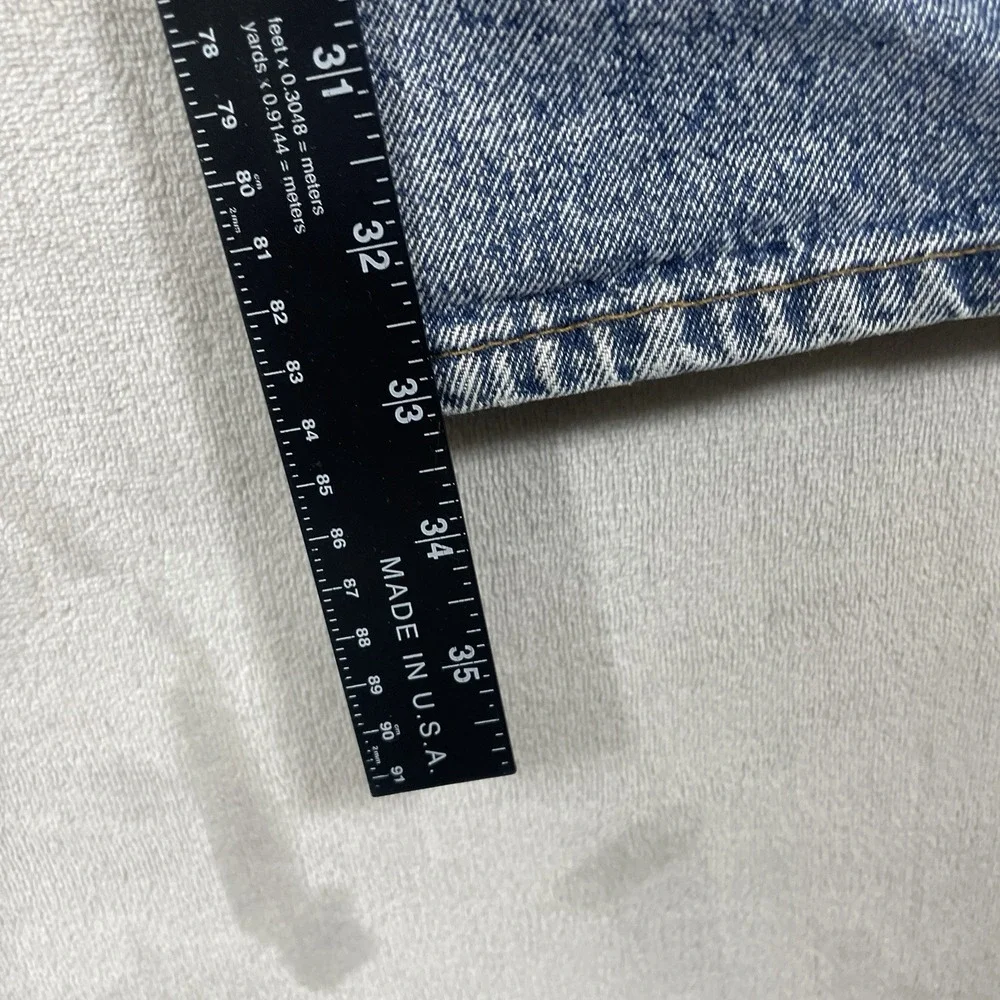 Vtg 80s Levis 501 Jeans Mens 30x34 (fit 30x33) Acid Wash 501-0604 USA Button Fly